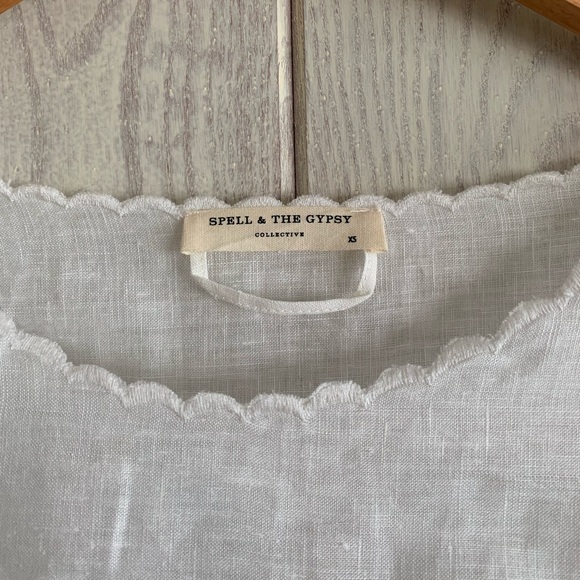 Spell & the Gypsy Collective Layla Linen Shift, XS - Picture 6 of 10